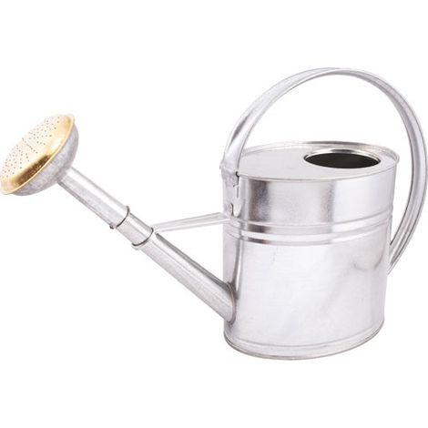 Arrosoir ovale GUILLOUARD en acier galvanisé gris 4 L (1/3)
