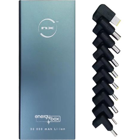 NX - Batterie externe 30 000mAh 111Wh / 100W - Compatible ordinateurs portables