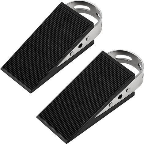 Cuneo per porta, 2 cunei per porta resistenti, fermaporta in gomma antiscivolo per uso interno (1/4)