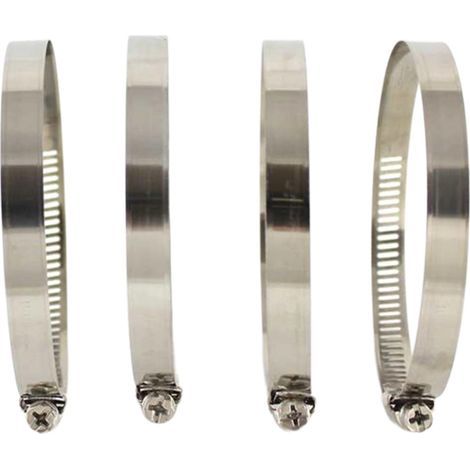 Verstellbare Edelstahl-Schlauchschelle 150 mm – 141 bis 165 mm – für flexible Schläuche – 6er-Pack (1/5)