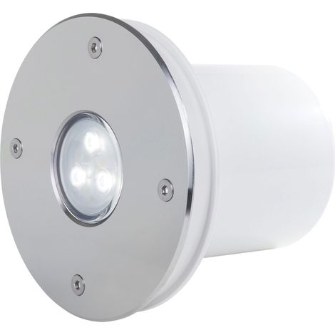 Luminaria Empotrable sumergible PAL LED SMD 4 W 315 lm 5700 K CRI80 IP68 45° Inox (1/3)