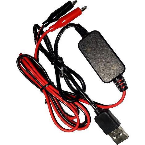 USB-zu-DC-5V-zu-3V-Netzteilkabel für AA/AAA-Batterien (1/4)