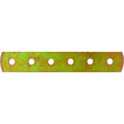 PIASTRINA DIRITTA FORATA mm. 300X20 in acciaio tropicalizzato 50 PZ
