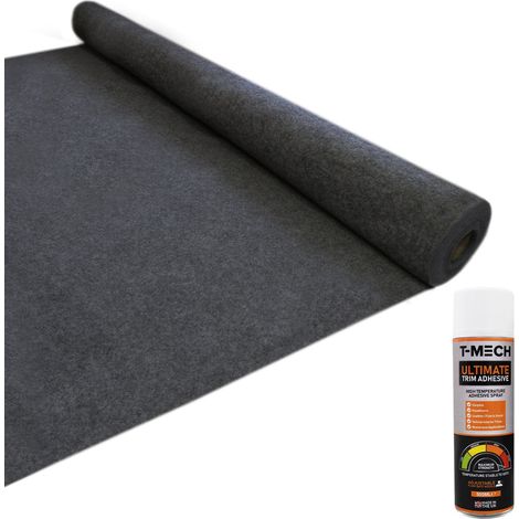 Van Carpet Lining / Anthracite Dark Grey & 5 Adhesive Cans (1/5)