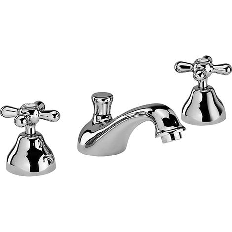 Dreiloch-Waschtischmischer Paini Liberty 17CR211  Chrom