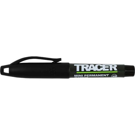 TRACER Mini Permanent Marker Pen Black Multi Material Marking Tool AMM100