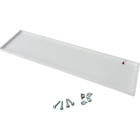 Plastron modulaire métallique 24 modules pour coffret Atlantic - Type - Fixe - H 150mm - Plein