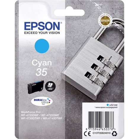 Epson Padlock C13T35824010 cartouche d'encre 1 pièce(s) Original Rendement standard (1/2)