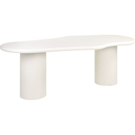 Table à manger sculpturale blanche - blanc (1/5)
