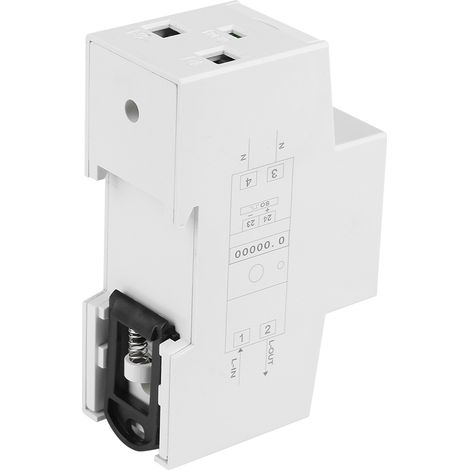 Rücksetzbarer, hintergrundbeleuchteter Einphasen-Energiezähler 5-80 A 230 V 50 Hz DDS015 (1/5)
