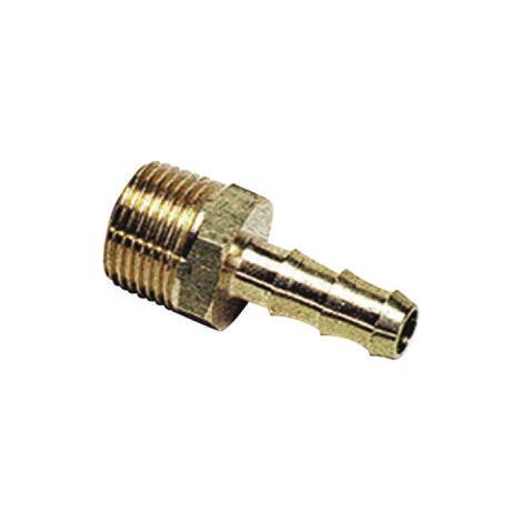 Raccord cannelé Legris BSPT 3/8" mâle  Cannelé mâle pour tuyau 19 mm en Laiton, Droit ( Prix pour Boîte de 10 )