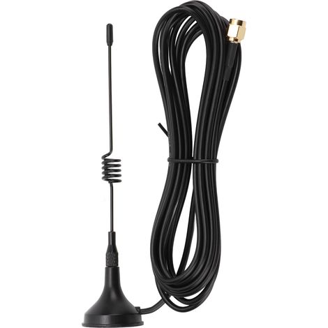 Antenne radio omnidirectionnelle à gain élevé 5 dBi 423-443 MHz avec base magnétique pour module LoRa, alarme de sécurité et maison connectée. (1/5)