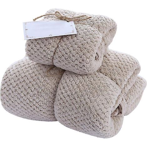 Serviette de bain en polaire corail pour absorber l'humidité