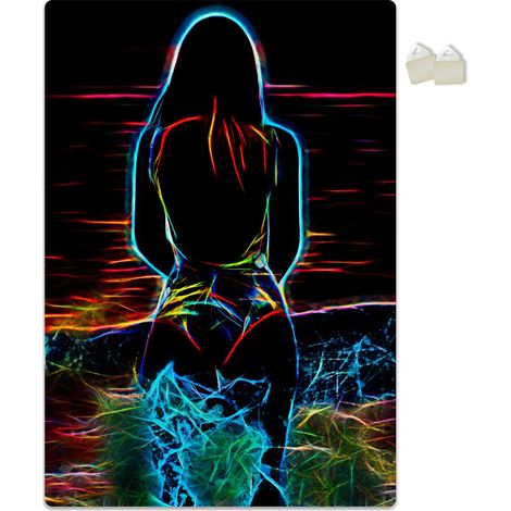 WOMAN NEON - POSTER in PVC da 3mm - Misura: 70x100 cm