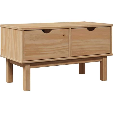 Banc de couloir OTTA 80x40x45 cm bois de pin massif CFW626520 (1/5)