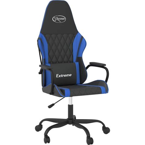 Maison Exclusive - Sedia da Gaming Nera e Blu in Similpelle (1/5)