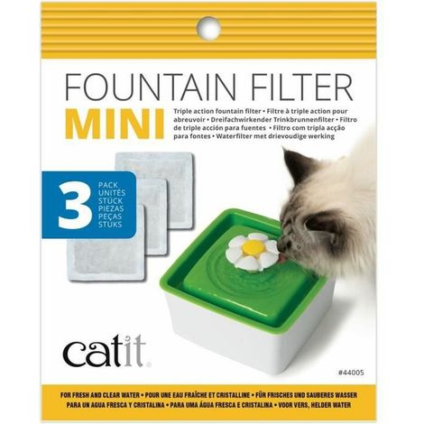 Catit Ricambio Filtri 3 pz per Fontana Mini con Fiore (1/4)