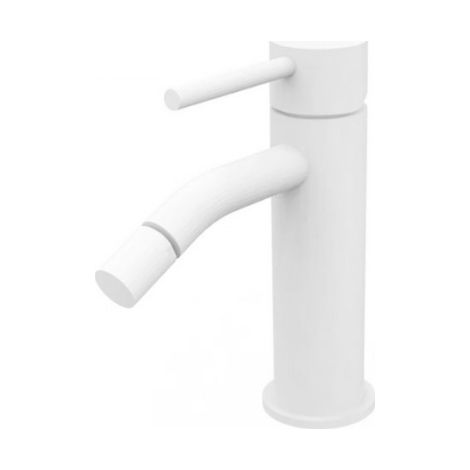 Miscelatore bidet con scarico Clic-Clac 1”1/4G bianco opaco Paffoni serie Light LIG131KBO  Ottone - Bianco Opaco