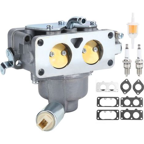 Carburateur de Remplacement Compatible avec Moteur 27HP V Twin Nikki, Pièces pour Tondeuse à Gazon 49T877 Référence 799511 (1/5)