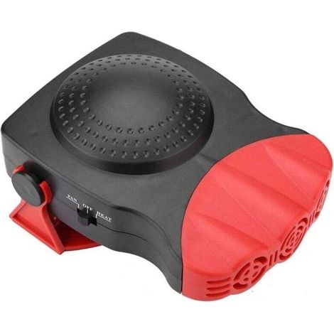 Ventilateur Chauffage Voiture 12V 150W Céramique Rouge Dégivrage Pare-Brise Chauffage Auto