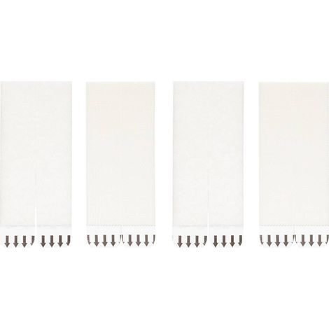 8 bandes de fixation murale sans perçage blanc 9,3x1,9cm - 5five