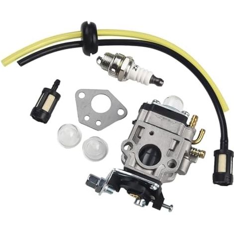 Kit de carburateur pour Florabest FBK 4 B2 en 1 FBS 43 A1 PBS 2 débroussailleuse Parkside PBK Pièces rechange - (1/5)