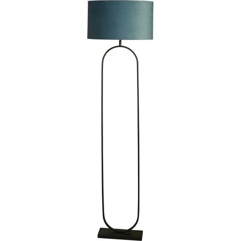 Lampadaire Modish noir avec capuche verte bleue - EU95101TE (1/3)