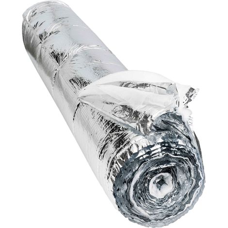 Rouleau isolant phonique 7 x 1,5 m – Épaisseur 20 mm – Hydrophobe et respirant – Surface 10,5 m² pour confort acoustique – OAA