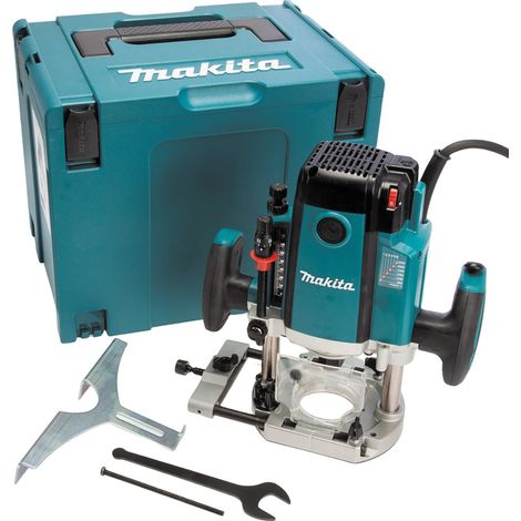 Makita RP2303FCJ 110v 1/2"" Plunge Router Variable Speed Straight Guide + Makpak