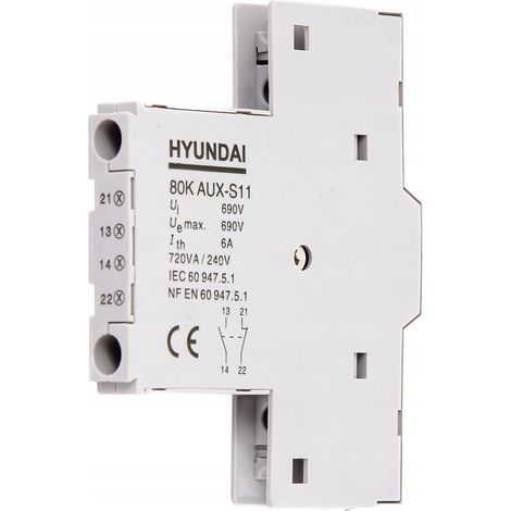 Hyundai - contatto ausiliario sinistro (laterale) 1NO+1NC per HMMS80K (1/2)