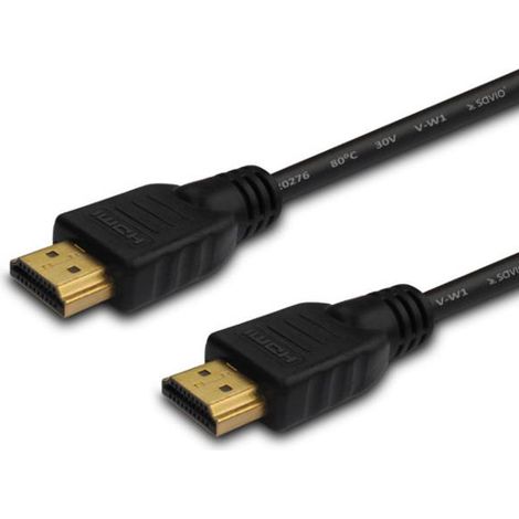 Savio cl-121 cavo hdmi 1,8 m nero