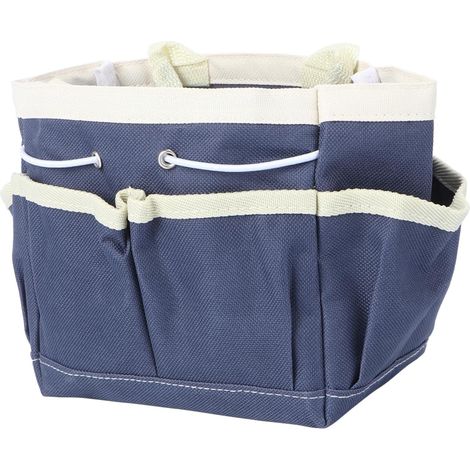 Grands Sacs De Jardin De Cylindre Accessoires De Jardinage Pochettes pour Outils à Main Panier De Marché Pliable Sacs à Outils De Jardin Panier De Rangement Plante Outils Manuels (1/5)