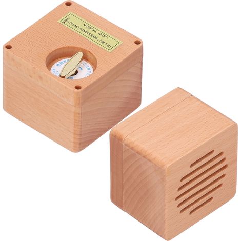 Boîte à musique rétro en bois - Cadeau romantique pour Noël, Anniversaire, Saint-Valentin - Pour elle, petite amie ou femme (1/5)