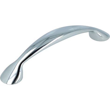 Möbelgriff Schrankgriff gläzend Chromf Küchengriff Zamak 96mm Lochabstand (1/3)