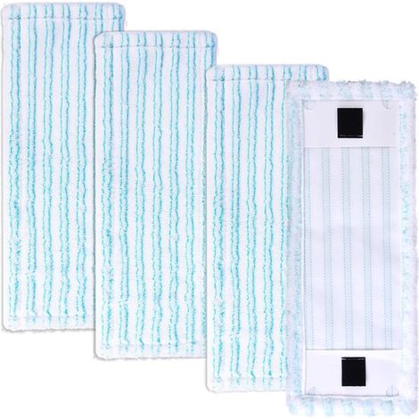 Wischmopp-Bezüge passend für Leifheit Clean Twist M Ergo，4er-Set，38 x 15,5 cm，Mikrofaser，Nass- und Trockenreinigung，Ersatz-Wischmopp-Bezüge (1/5)