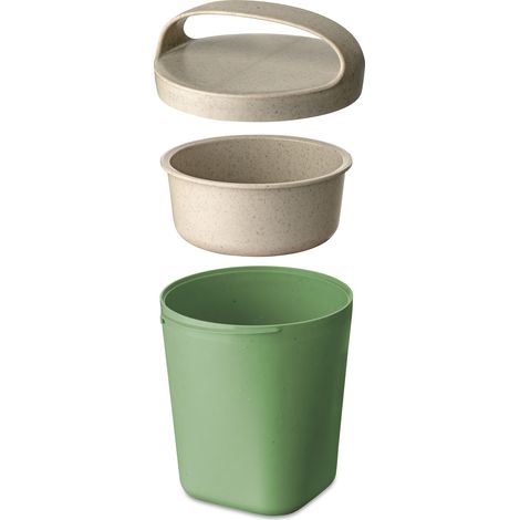Koziol Buddy Aufbewahrungsbehälter grün Blatt Natur 10,4 cm (1/3)