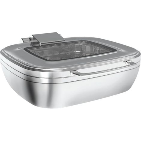 Chafing dish rectangulaire, 5,5 litres (GN 2/3) 485x540x165 mm - VIRTUS