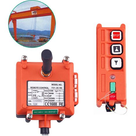 Mini polipasto eléctrico F21-2S con control remoto, elevación IP65 hasta 100 metros
