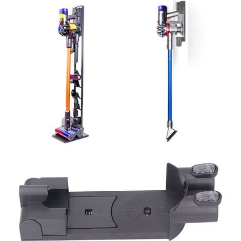 Compatible avec les accessoires des aspirateurs Dyson V6, DC34, DC35, DC58 et DC59 : station de charge, étagère de rangement, base de charge et support mural. (1/5)