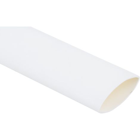 Gaine thermorétractable RS PRO, Dia. 12.7mm Blanc rétreint 2:1, 1.2m ( Prix pour Sachet de 1 )