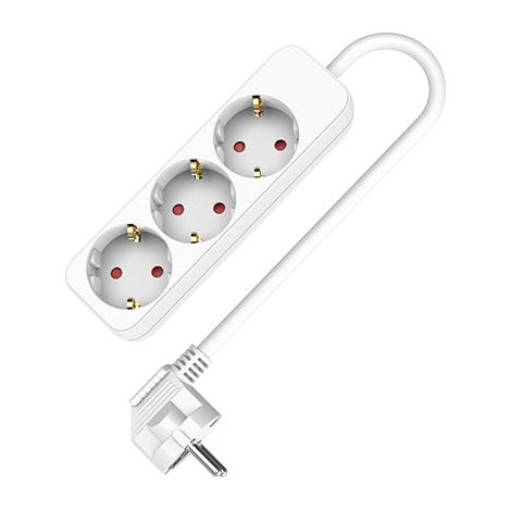 Regleta Enchufes 3 Tomas sin Interruptor TM Electron (1,5 m) (1/5)