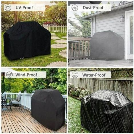 Schutzhülle für den rechteckigen Campingaz Barbecook Grill (170 x 61 x 117 cm) – Strapazierfähiges 210D Oxford-Gewebe (1/5)