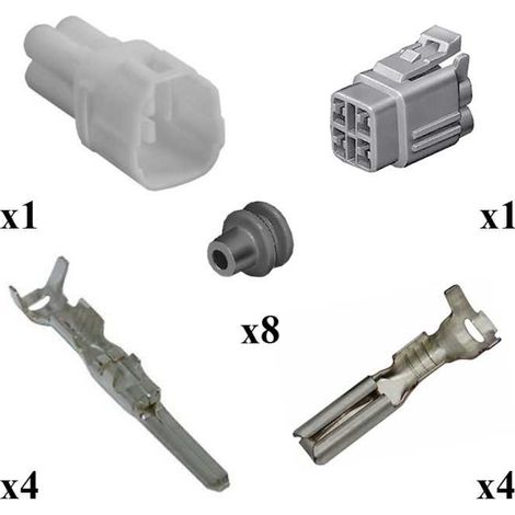 Kit Connecteur MT Sealed Mâle Femelle 4 Voies