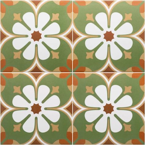 Carrelage Imitation Carreaux De Ciment 20x20 RIVOLI Paris (1m²) - Les Carreaux de Jean (1/2)