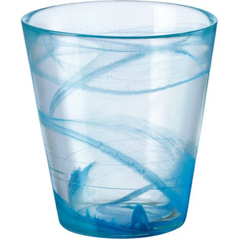 Set 6 Bicchieri Acqua Vino da Tavola in Vetro Capri Marina 37 cl