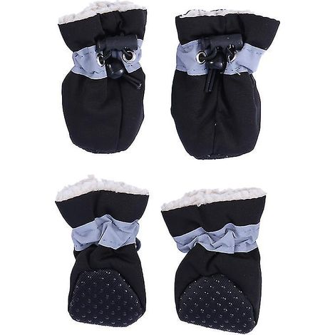 2 paires de chaussures chaudes pour animaux de compagnie (1/3)