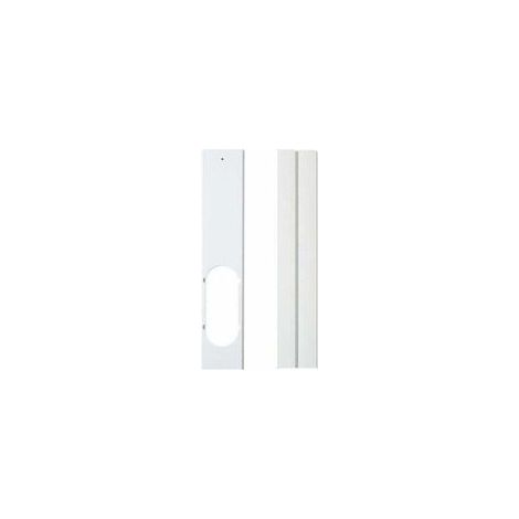 Plaque de Kit de Fenêtre -Joint de Fenêtre Réglable Kit de Glissière de Fenêtre Climatiseur , XU,Portatif Plaque D'Étanchéité avec Tuyau D'Échappement pour Climatisation Mobile（2 pcs，55cm10cm） - (1/4)