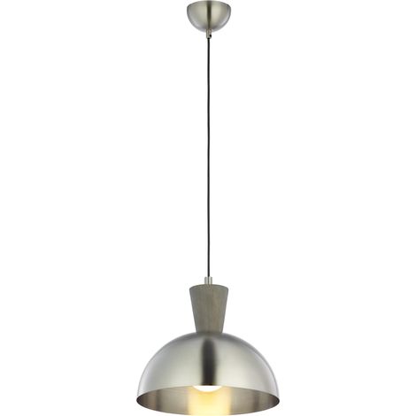 Lampada a sospensione loft nichel 1xE27 VITO Jupiter