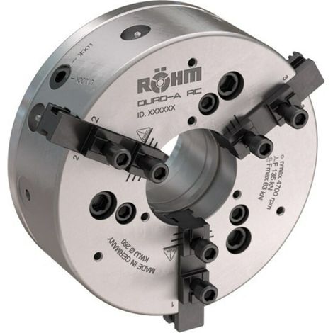 Röhm Kraftspannfutter DURO-A RC 400 DIN ISO 702-4 - ZA300 geradverzahnt Einzelentriegelung Edition 2022 - 185040 (1/5)