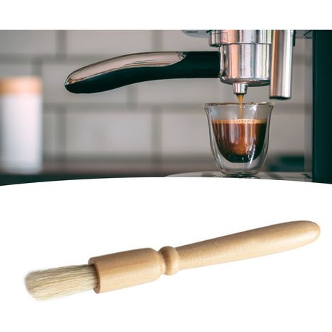 Brosse de nettoyage en bois pour moulin à café, brosse pour machine à café, brosse pour café, brosse en bois CK9084 (1/5)